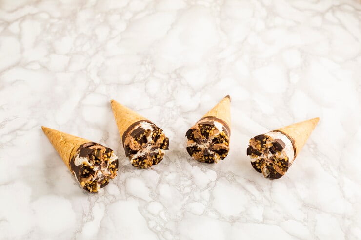 تصویر 1 از مینی شکلات مخروطی رزبین با طعم بی نظیر و بسته بندی جذاب